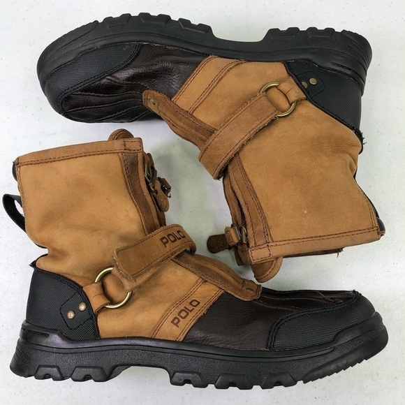 Polo Boys Conquest HI Zip Strap Boots - Picture 2 of 11